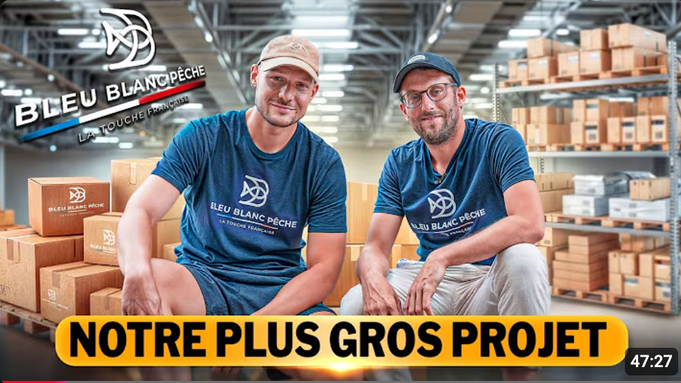 1 an pour créer notre marque de pêche !