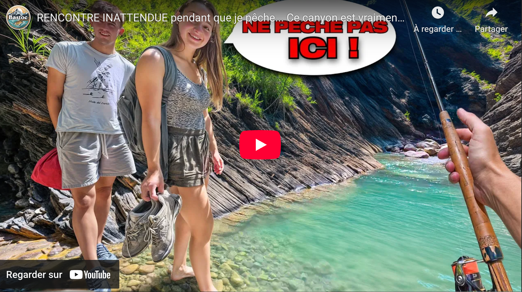 RENCONTRE INATTENDUE pendant que je pêche... Ce canyon est vraiment PAS NORMAL !!