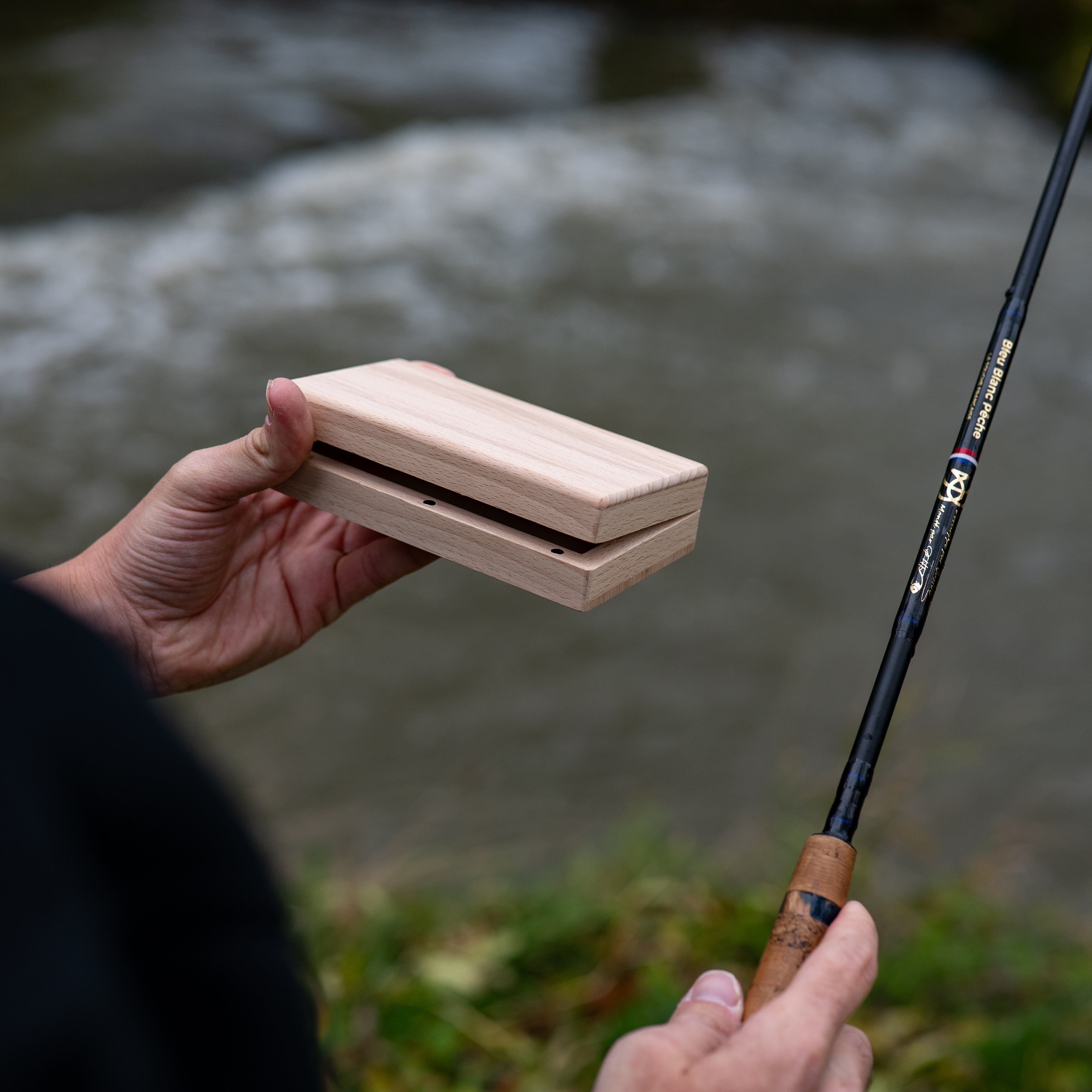 Coffret en bois pour leurres <br> (Personnalisé)