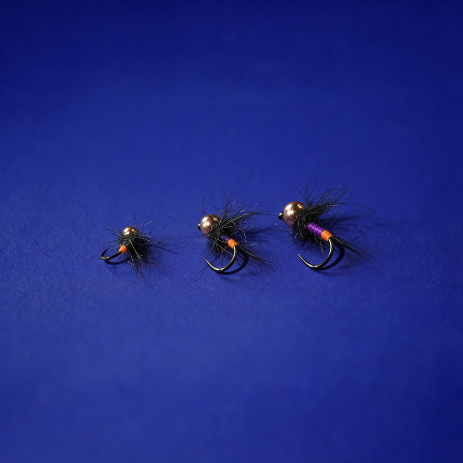 Nymphe artisanale pour la pêche (lot de 3)