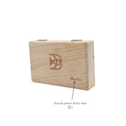 Coffret en bois pour mouches/nymphes <br> (Personnalisé)