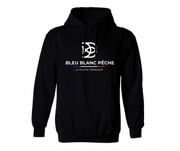 Sweat à capuche Bleu Blanc Pêche